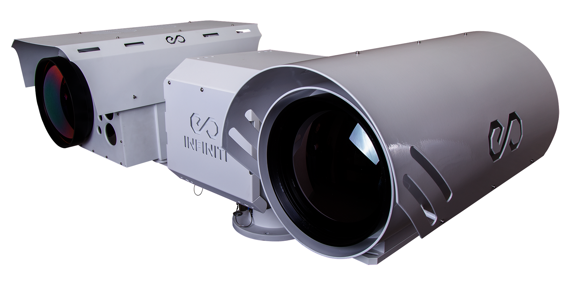 Low Light EMCCD Long Range Night Vision EO/IR Laser Infrared IR CCTV Auto Tracking 49x Zoom Sony FLIR Camera System
