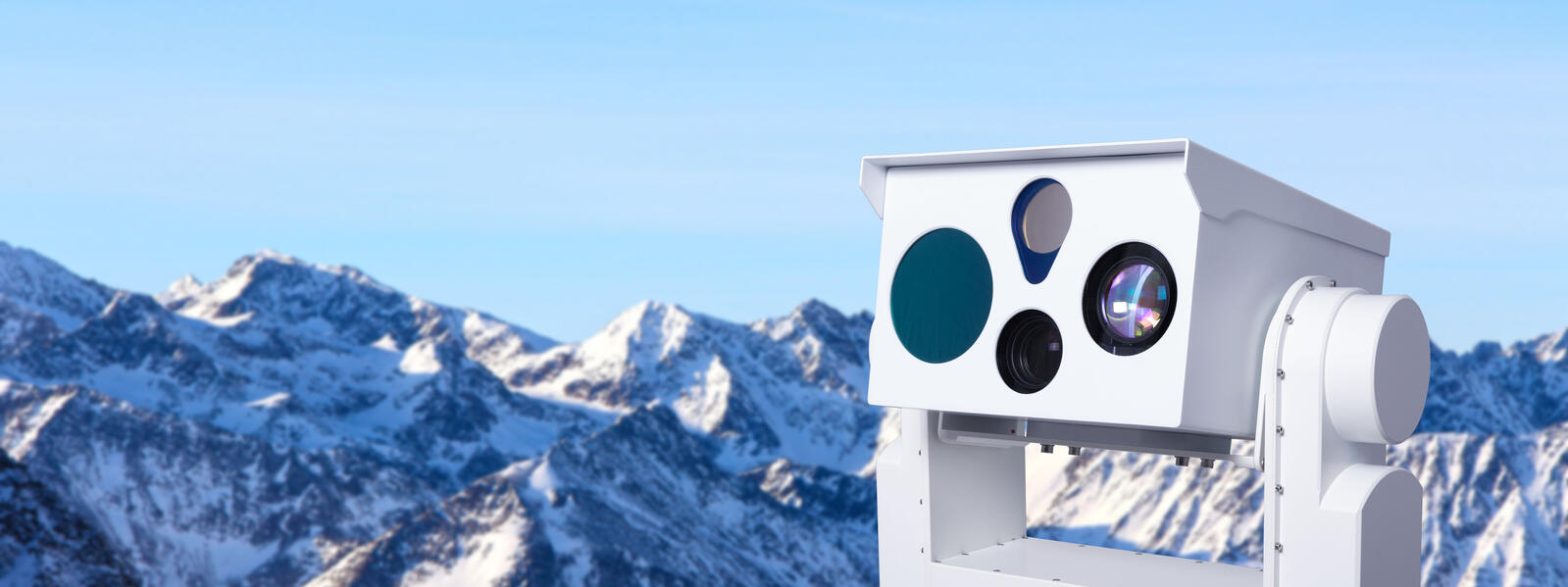 LEOS multi-sensor camera system with mountain background